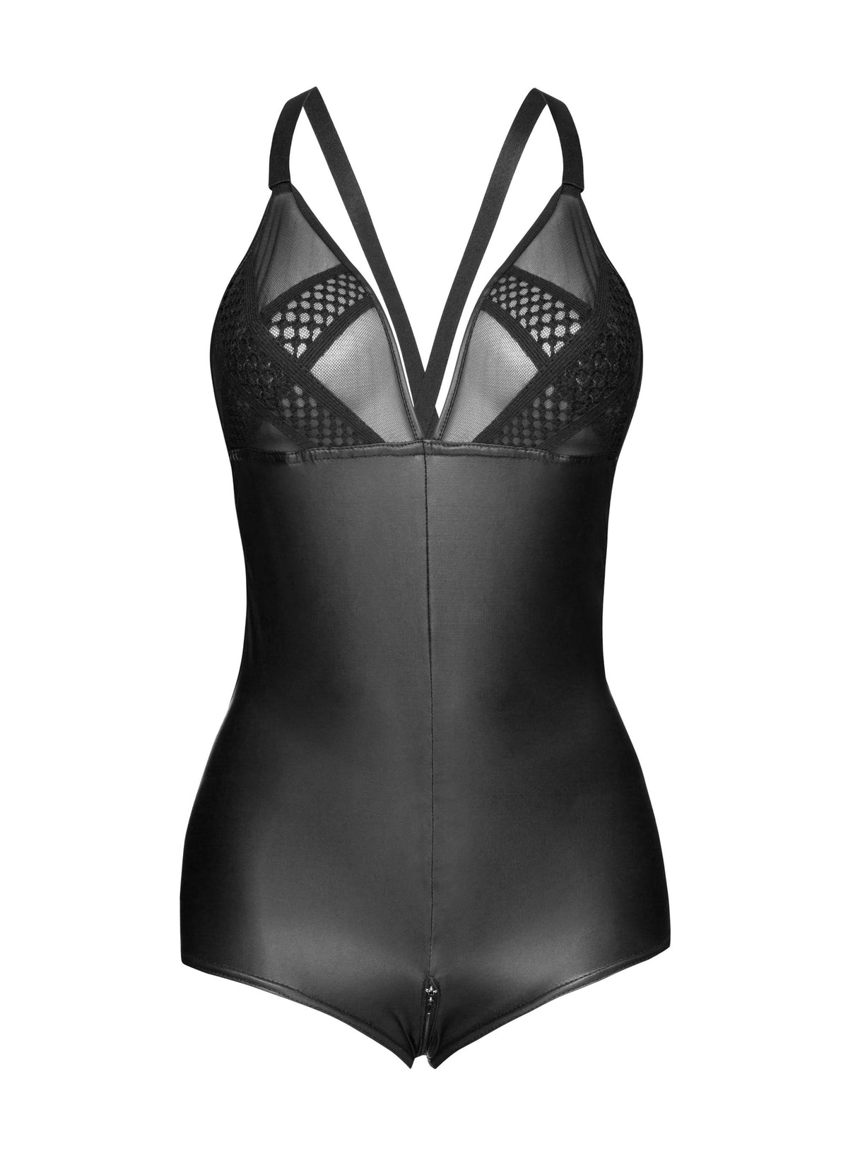 Bodysuit with Suspenders back view